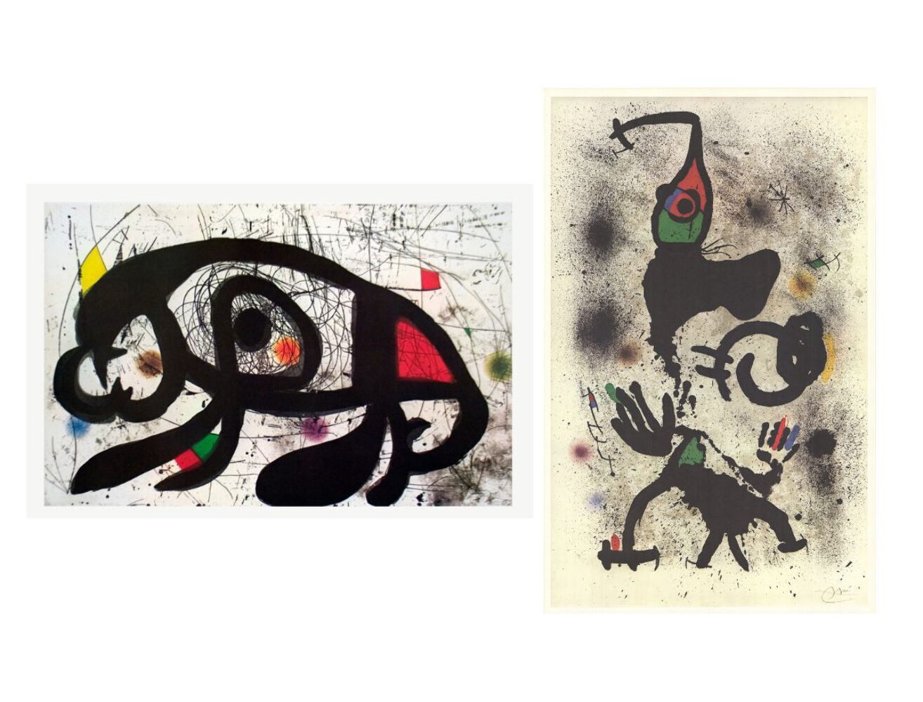 Bundle- 2 Assorted Joan Miro Posters