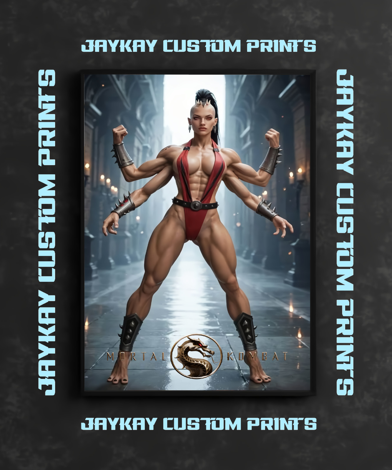 Sheeva Mortal Kombat Video Game Poster Print – No Frame