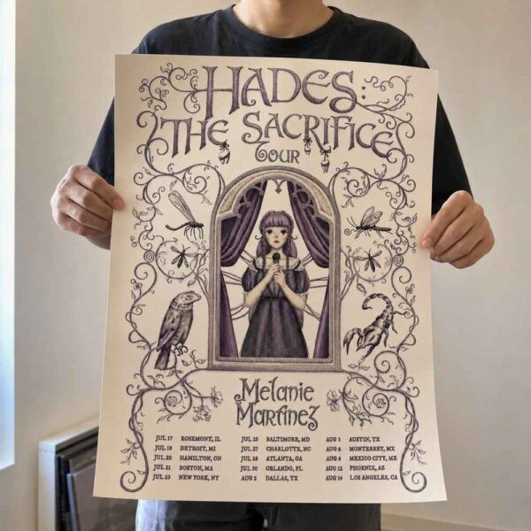Melanie Martinez Hades The Sacrifice Tour On July 21 2026 Poster