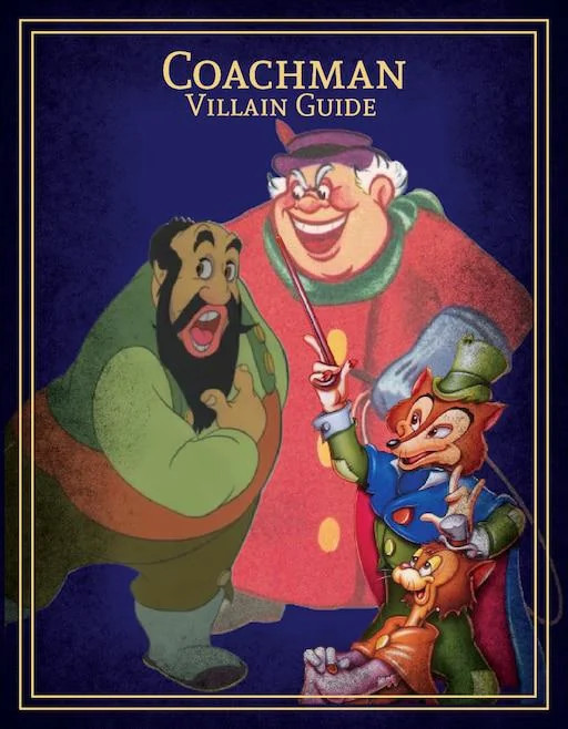 Pinocchio Coachman, Honest John & Gideon Paper Poster 210 GSM (No Frame)