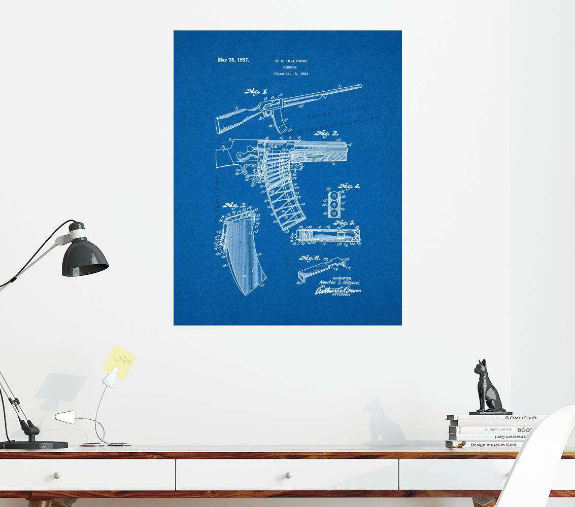 Firearm Patent Print Blueprint