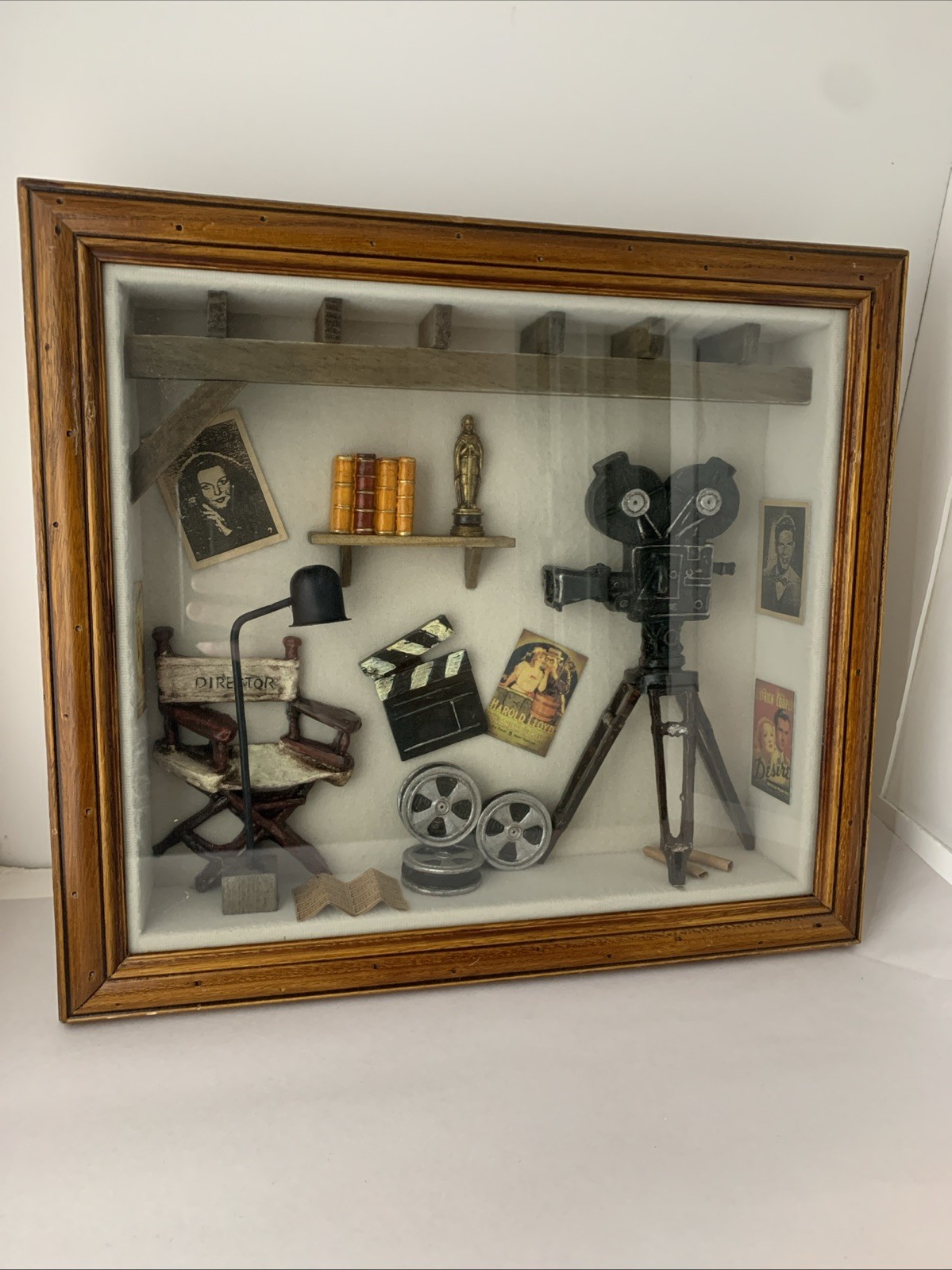 Movie Director Shadow Box, Film Fan, Television, Wall Decor
