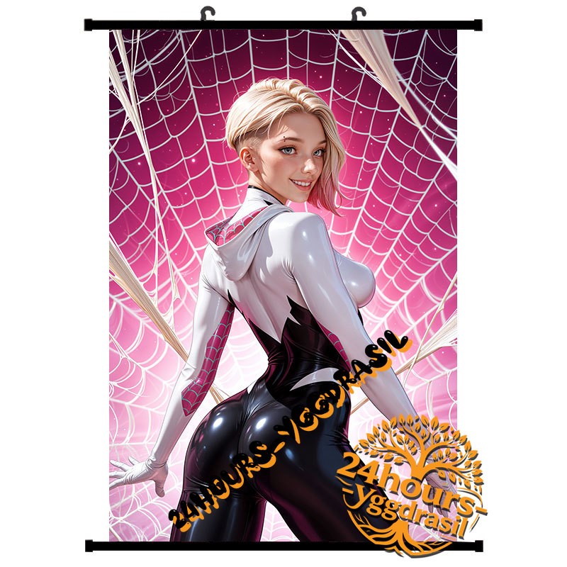 Anime Game Poster Superheroine HD Wall Scroll Painting Decor 60x90cm 002