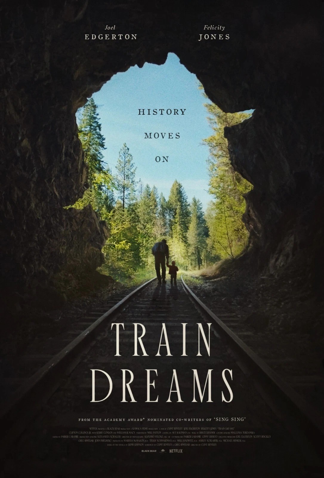 Train Dreams Movie Poster Film 28×40