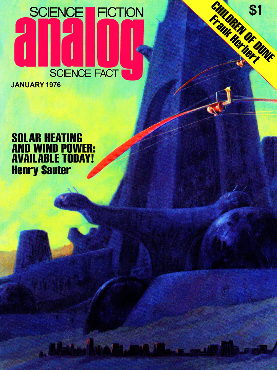 Analog Science Fiction-Science Fact Vol 96, No. 1, Jan 1976 Canvas Poster 18×24