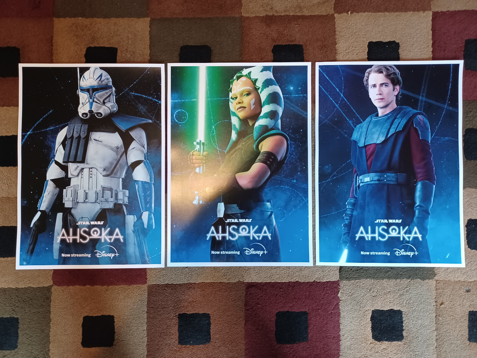 Disney Star Wars Ahsoka 11″ X 15.5″ Collector’s Posters ( Set of 3 )