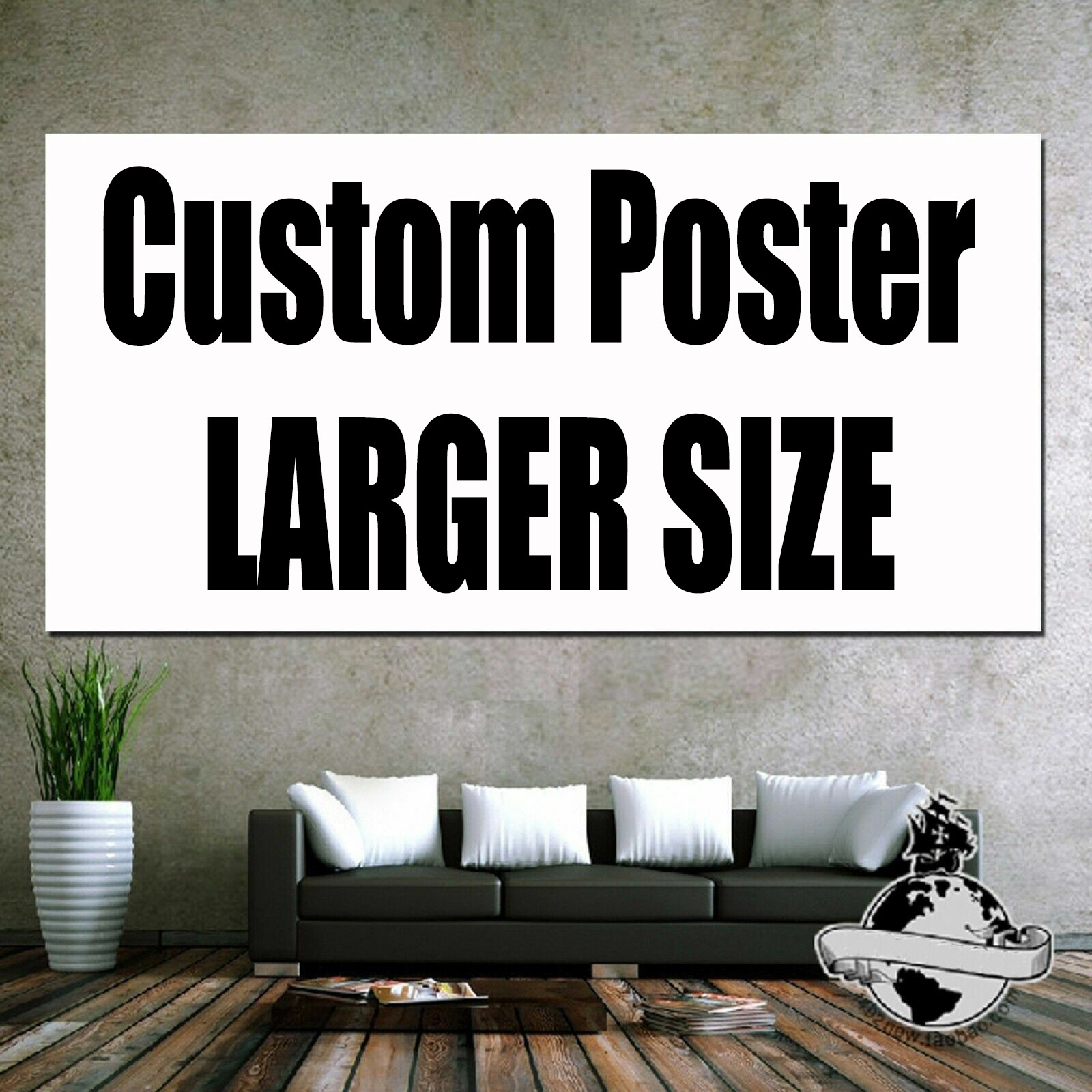 Custom Poster Large Big Huge Banner Size and Any size Your Photo Image Picture