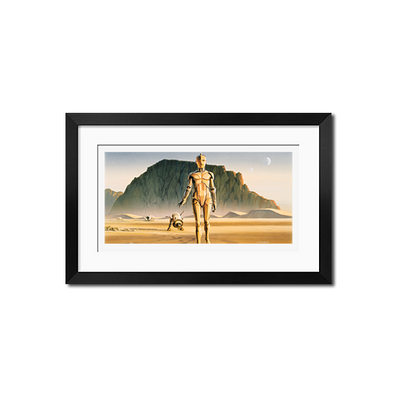 13×24.5 Print – Star Wars x Ralph McQuarrie Concept Art Poster 0759B