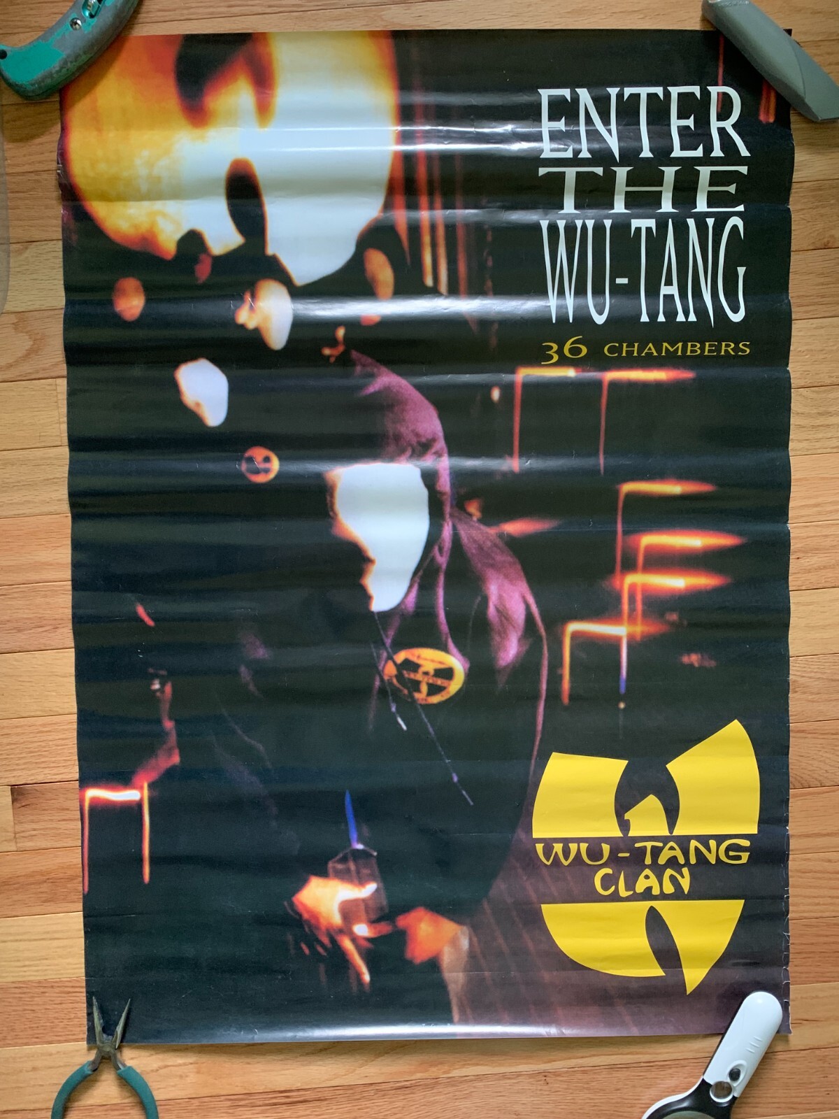 VTG Wu-Tang Clan Enter the 36 Chambers Poster 24″x33.5″ – Tino-Graphiche Roma
