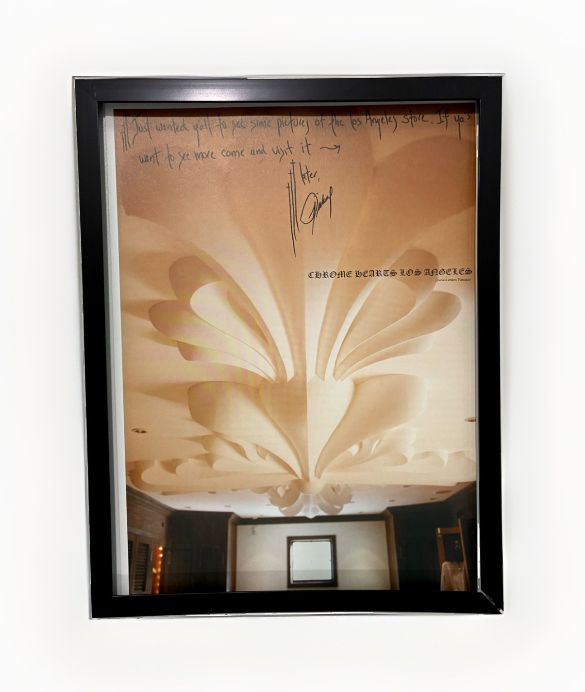Chrome Hearts 9×11 Framed Magazine cutout poster