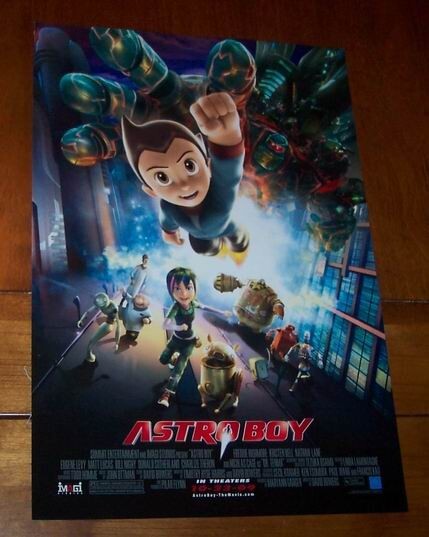 ASTRO BOY MOVIE PROMO POSTER NEW 11 1/2 X 17 inches