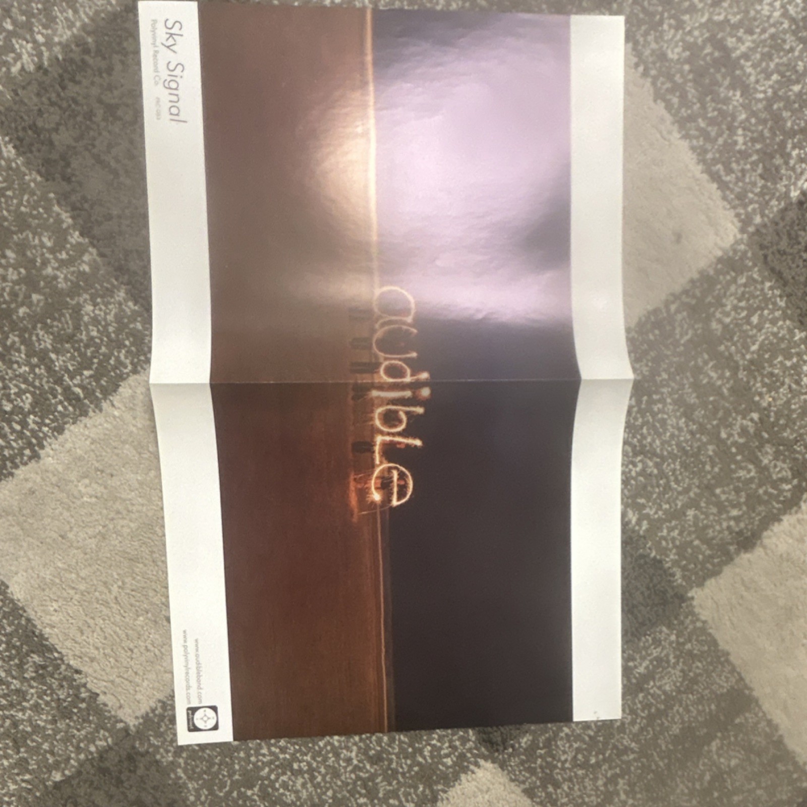 Sky Signal Audible Medium Gloss Paper Unframed Single Piece Art Poster