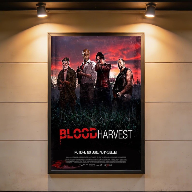 Left 4 Dead Fan Made Horror Survival Game Poster Collection