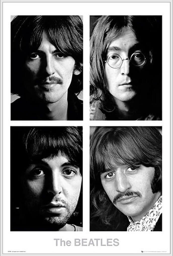 The Beatles White Album Poster 24.5″ x 36.5″ – Laminated
