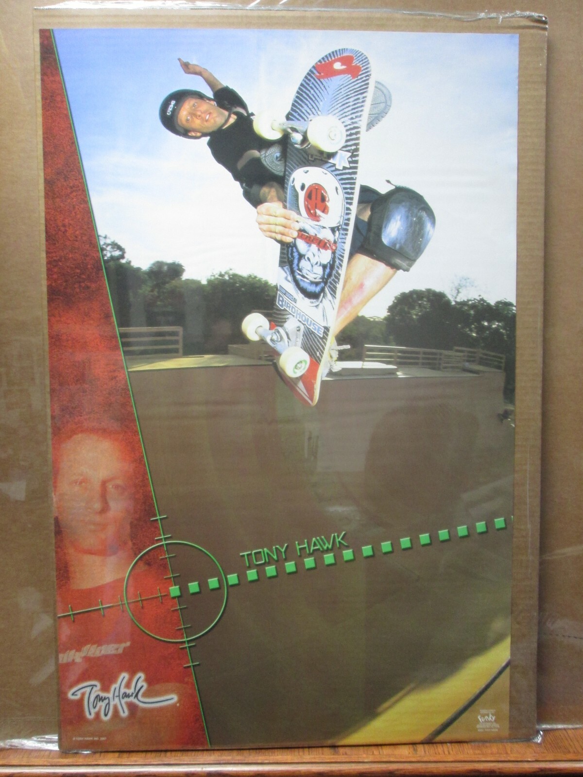 Tony Hawk 2001 Vintage poster skate skating skateboarding 14653
