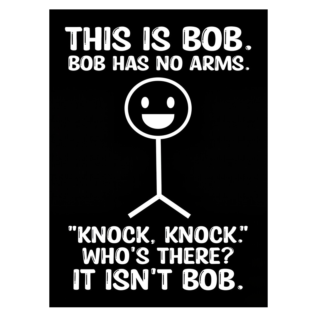 Humorous Stick Figure Comic Poster | Fun Wall Art | Office Decor