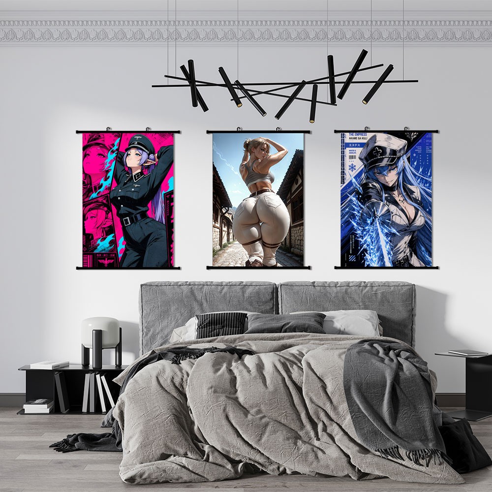 Anime Game Poster Annie Vest HD Painting Wall Scroll Poster 60x90cm Decor