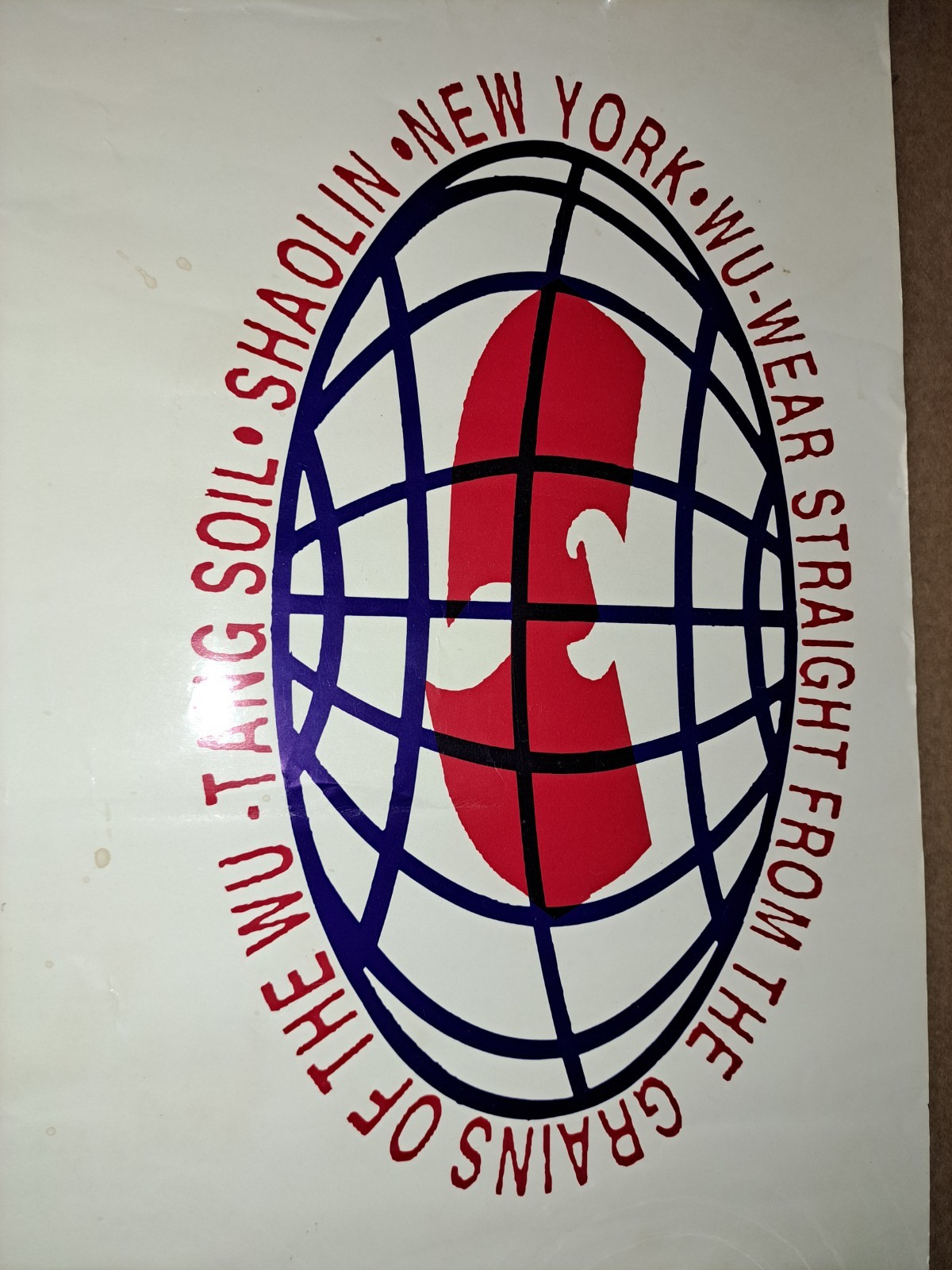 Vintage Wu-Tang Clan Wu Wear Poster Collectible 24″x18 New York