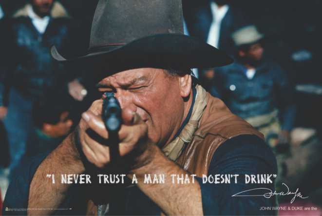 John Wayne Take Aim Poster 36″ x 24″