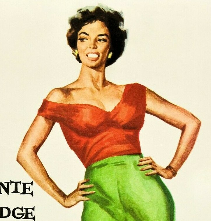 Carmen Jones 1954 Film w Dorothy Dandridge Vintage Poster Print Retro Style Art