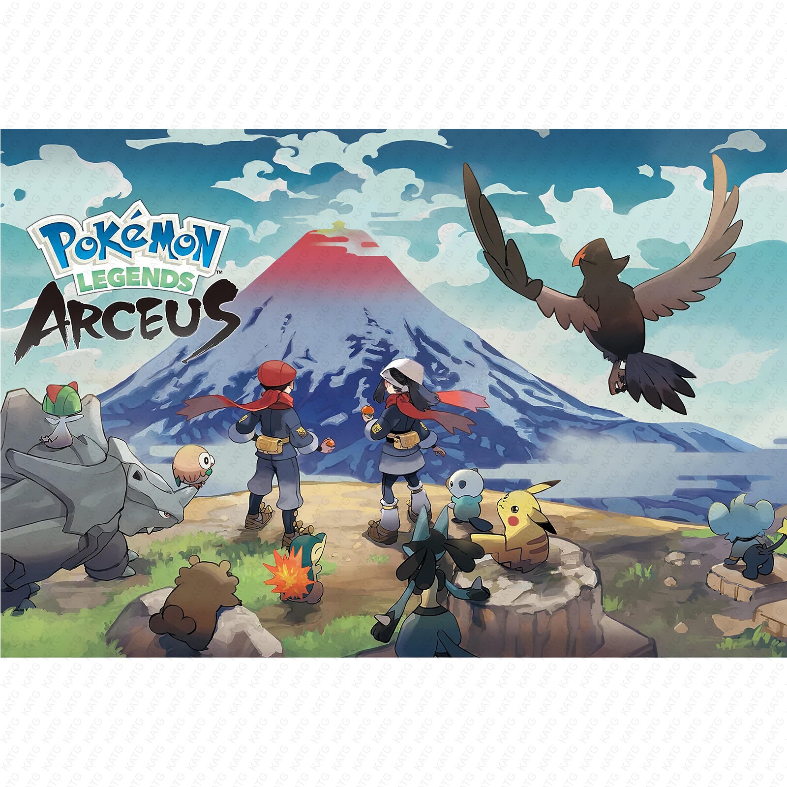 Pokemon Legends Arceus Poster Art High Quality 4×6 8×10 11×17 13×19