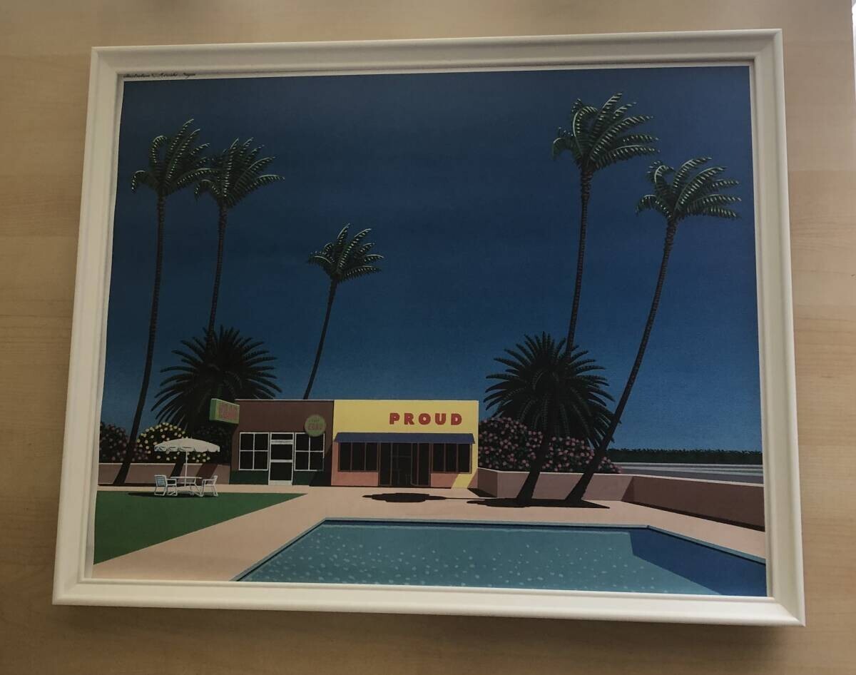 Hiroshi Nagai Poster A2 size framed not for sale Niagara Long Vacation b813