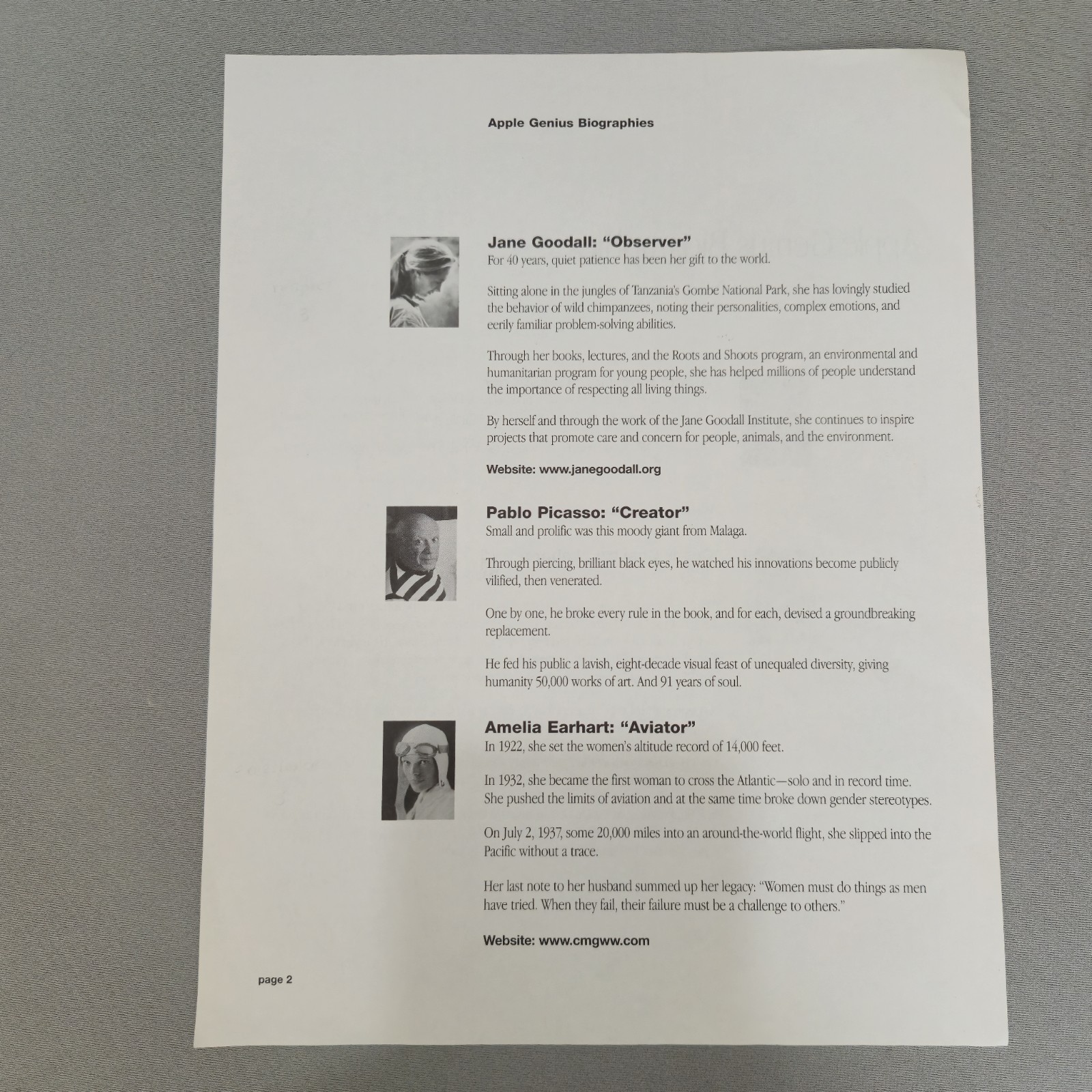 Apple Think Different Educator Series 2000 Complete 10 Poster Set + Mailer