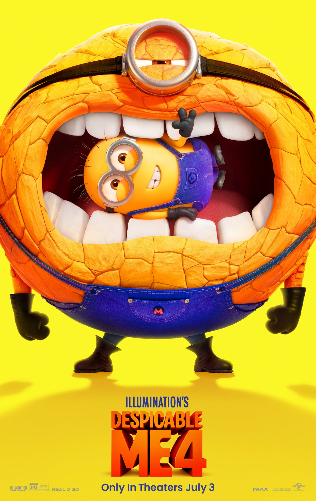 2024 Despicable Me 4 Minions Poster 11×17 Animated Movie