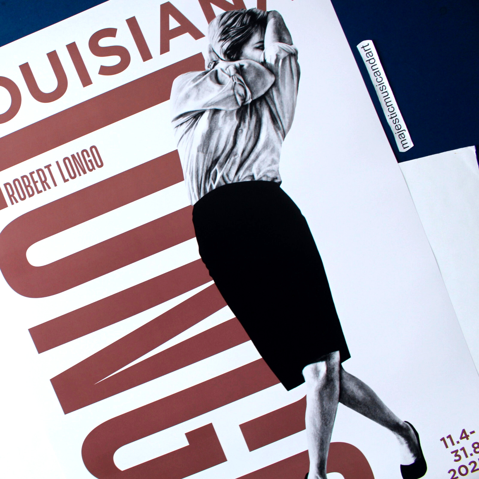 CINDY SHERMAN by ROBERT LONGO ORIGINAL EXHIBITION POSTER PHOTO ART
