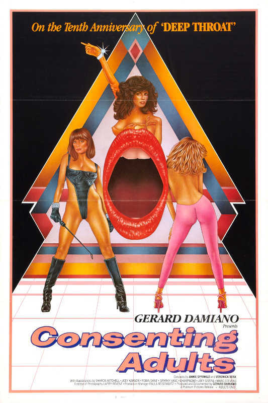 1982 CONSENTING ADULTS VINTAGE ADULT FILM MOVIE POSTER PRINT 24×16 9 MIL PAPER