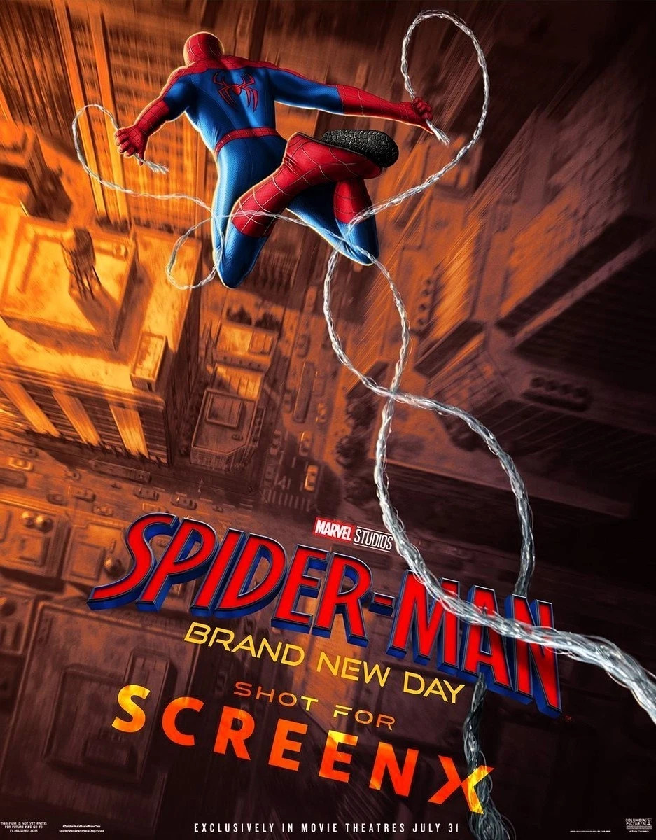 2026 Spiderman Brand New Day Movie Poster Tom Holland Zendaya Punisher 🍿