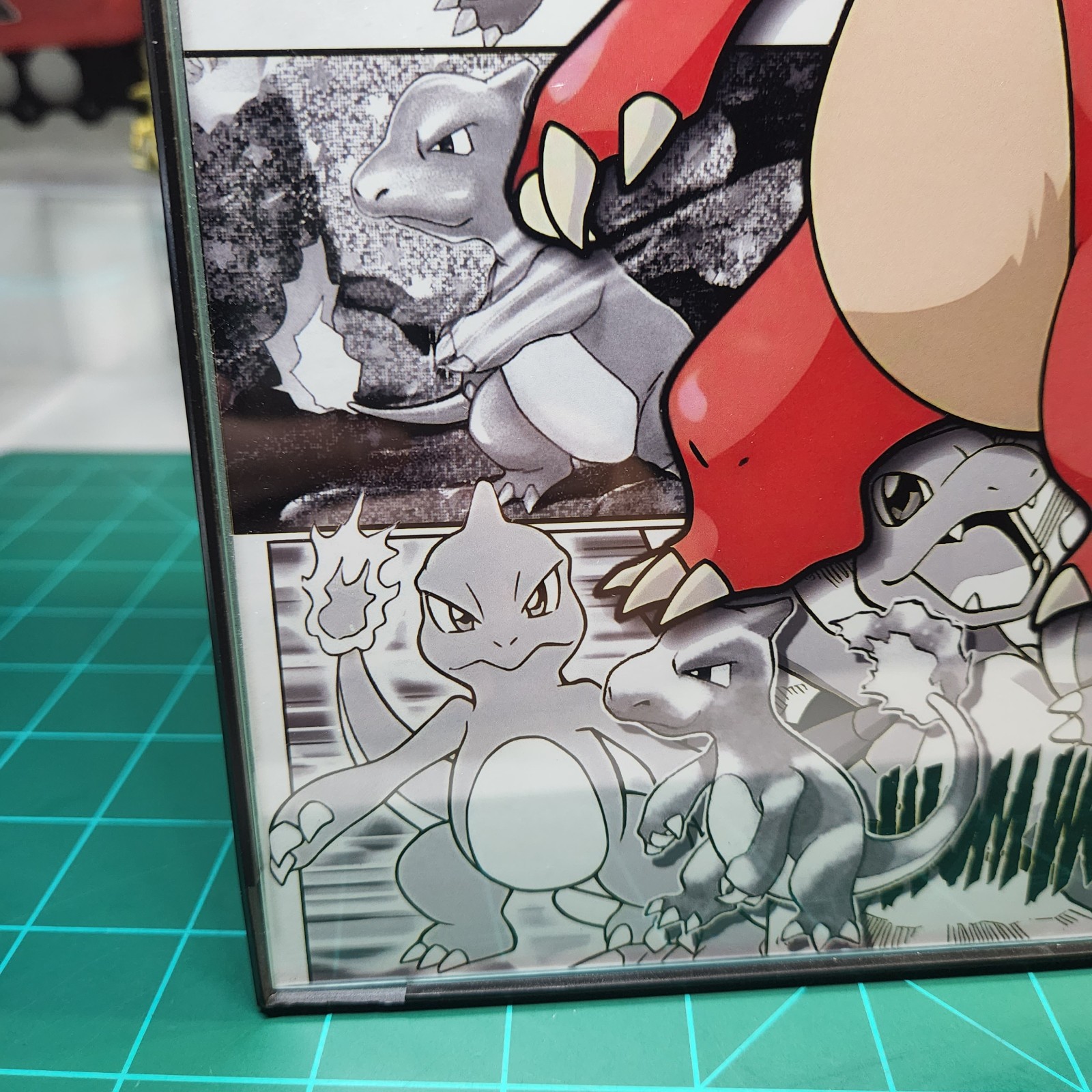 Charmeleon Anime Manga Custom Poster Wall Art (Medium 8×10 inch) -Framed