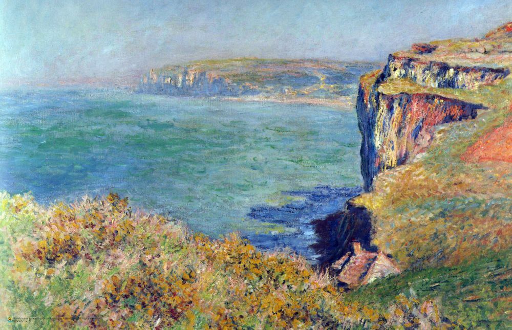 Claude Monet – Cliffs at Varengeville Poster 17″ x 11″