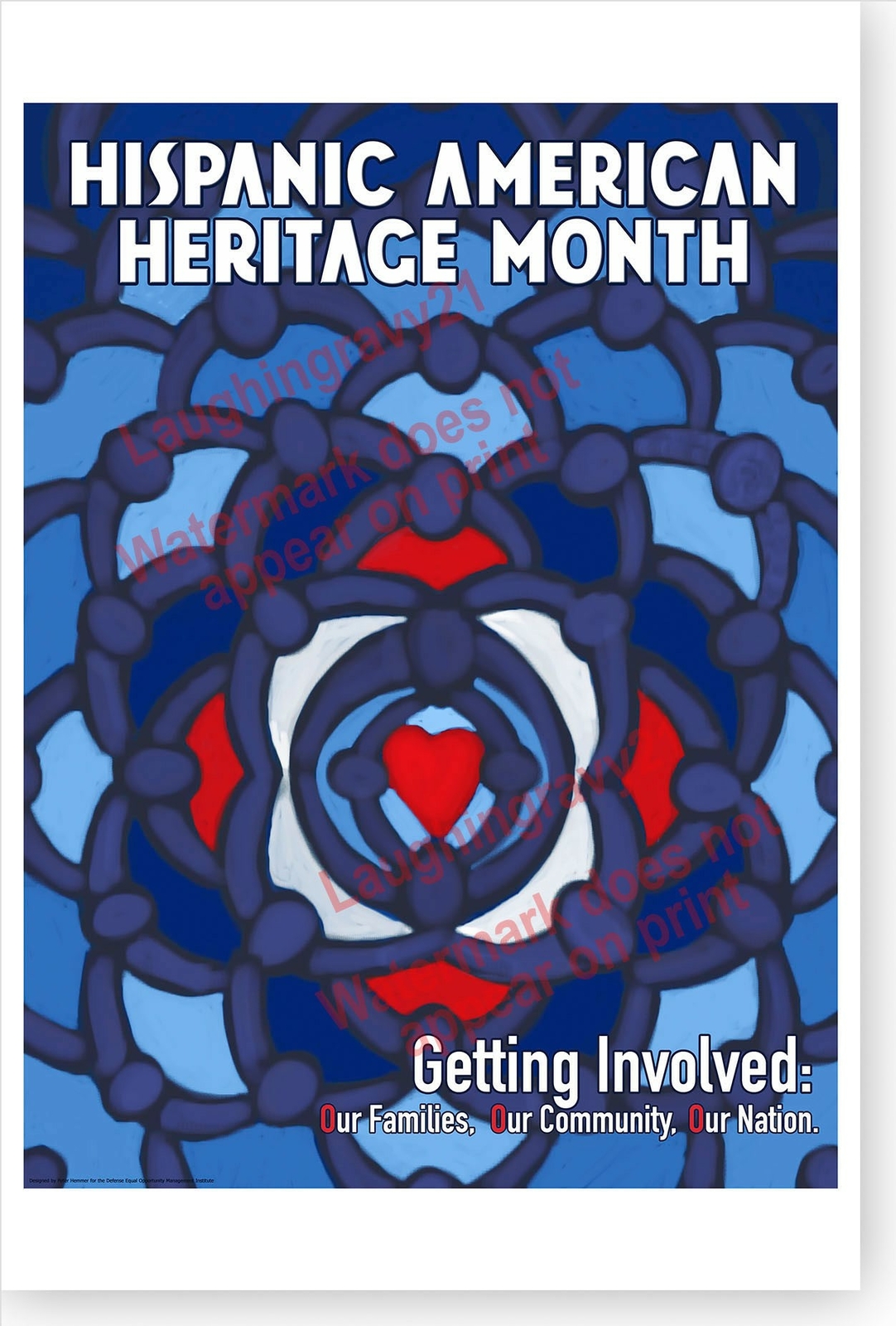Hispanic American Heritage Month Getting Involved DOD Poster