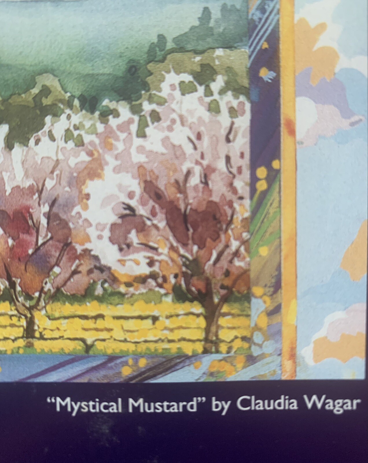 Vintage Second Annual Napa Valley Mustard Festival 1995 Poster