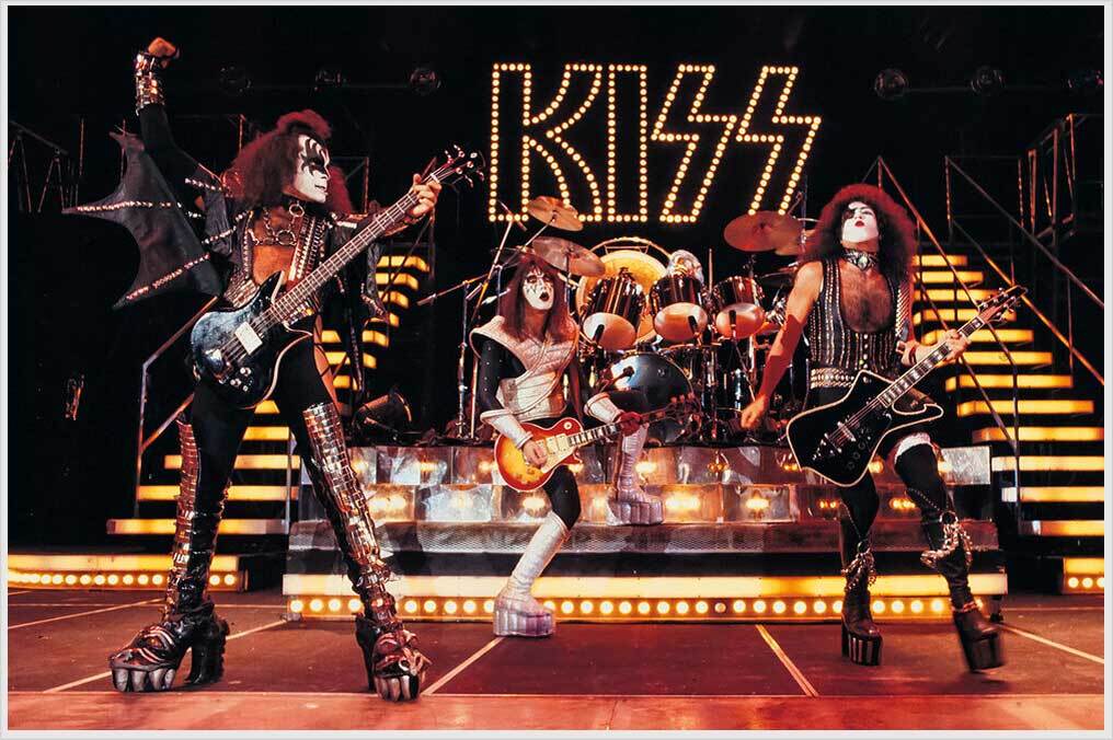 KISS On Stage Poster – 36.5in x 24.5in – Laminated