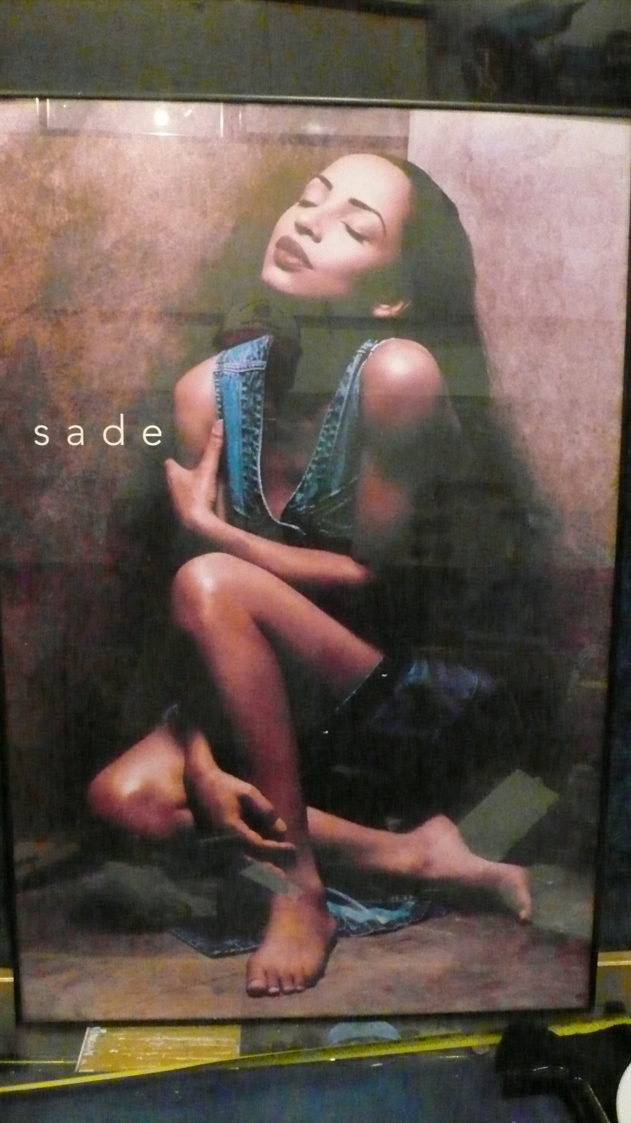 Sade “Love Deluxe” Era Promotional Poster – Professionally Framed