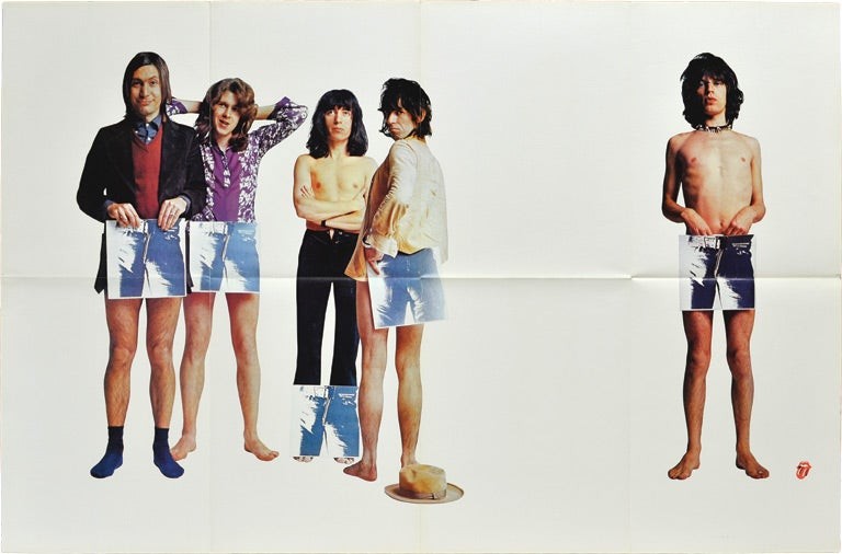 ORIGINAL PROMOTIONAL POSTER FOR THE 1971 ROLLING STONES LP STICKY #125382