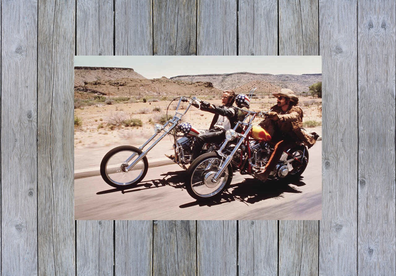 EASY RIDER FONDA HOPPER HARLEY CHOPPER MOTORCYCLE POSTER PRINT COLOR 24×36 9MIL
