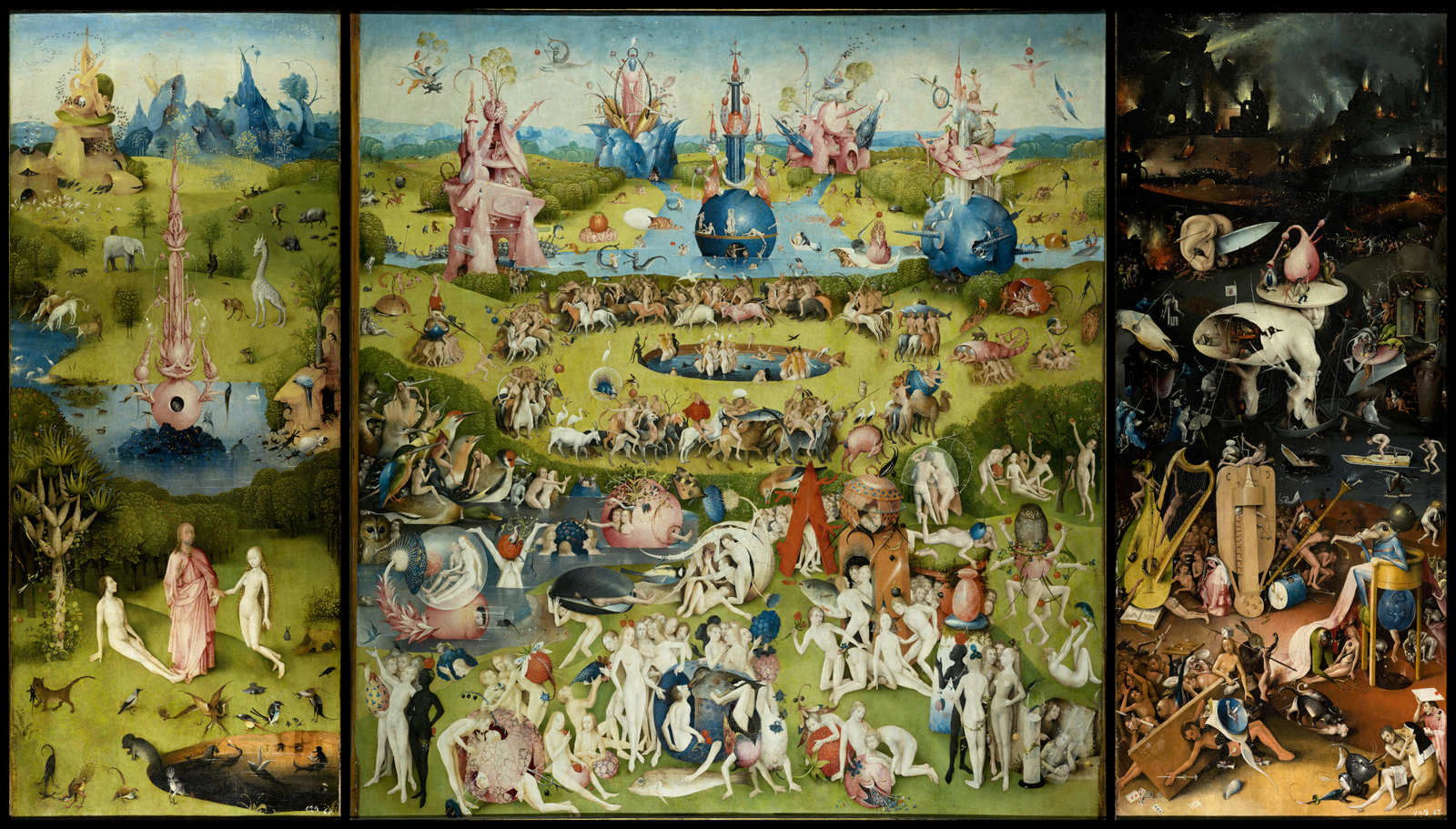 The Garden of Earthly Delights Hieronymus Bosch 1487 Painting Poster Art Print