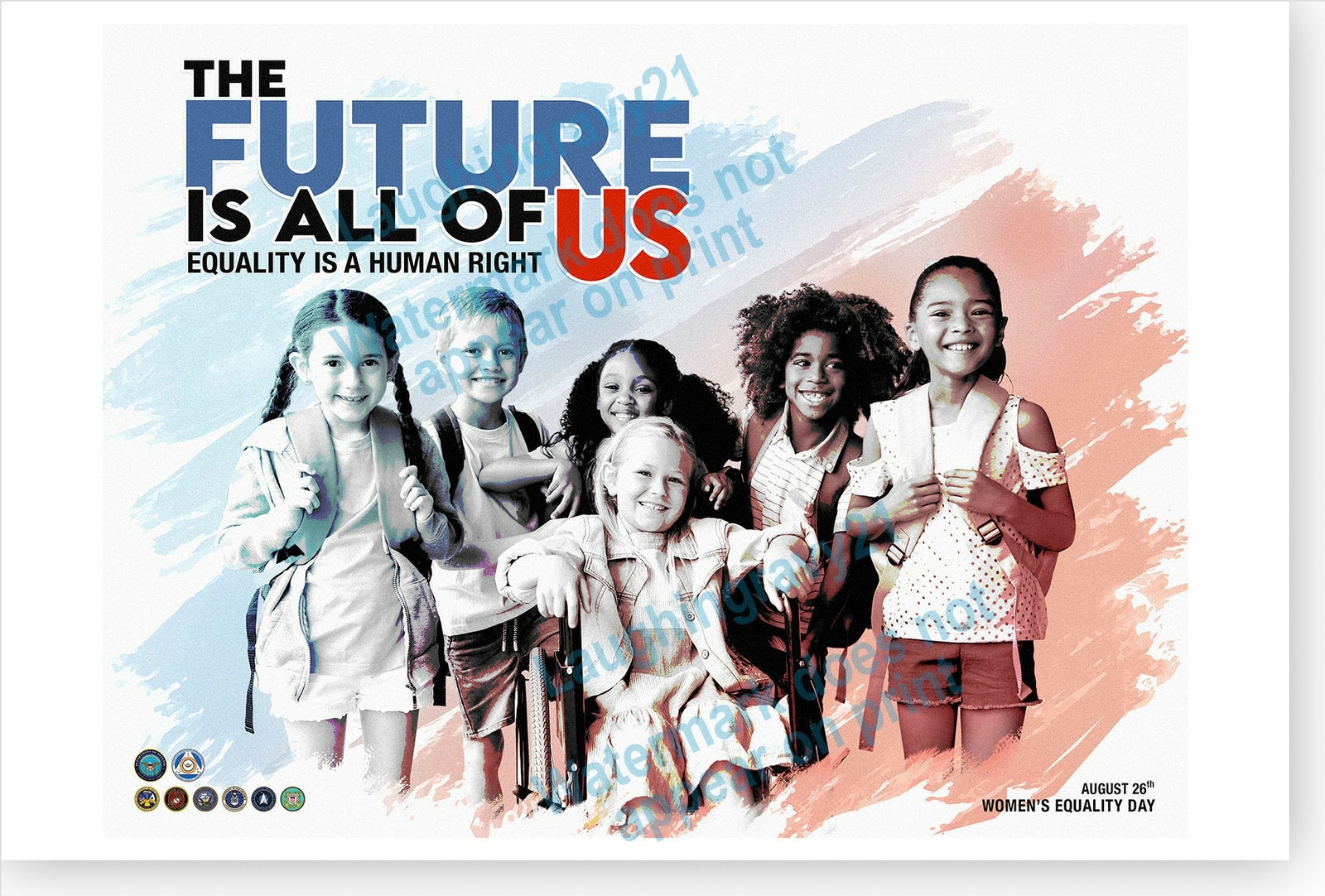 2021 Women’s Equality Day The Future Is All Of Us DOD Poster Version 1