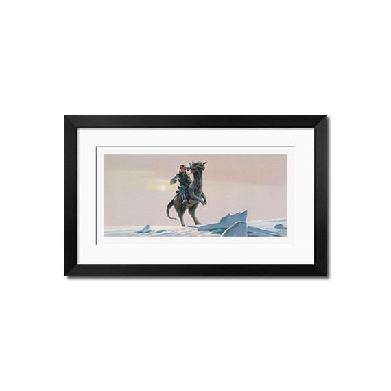 13×27 – Star Wars x Ralph McQuarrie Luke On Tauntaun Concept Art Poster 0821