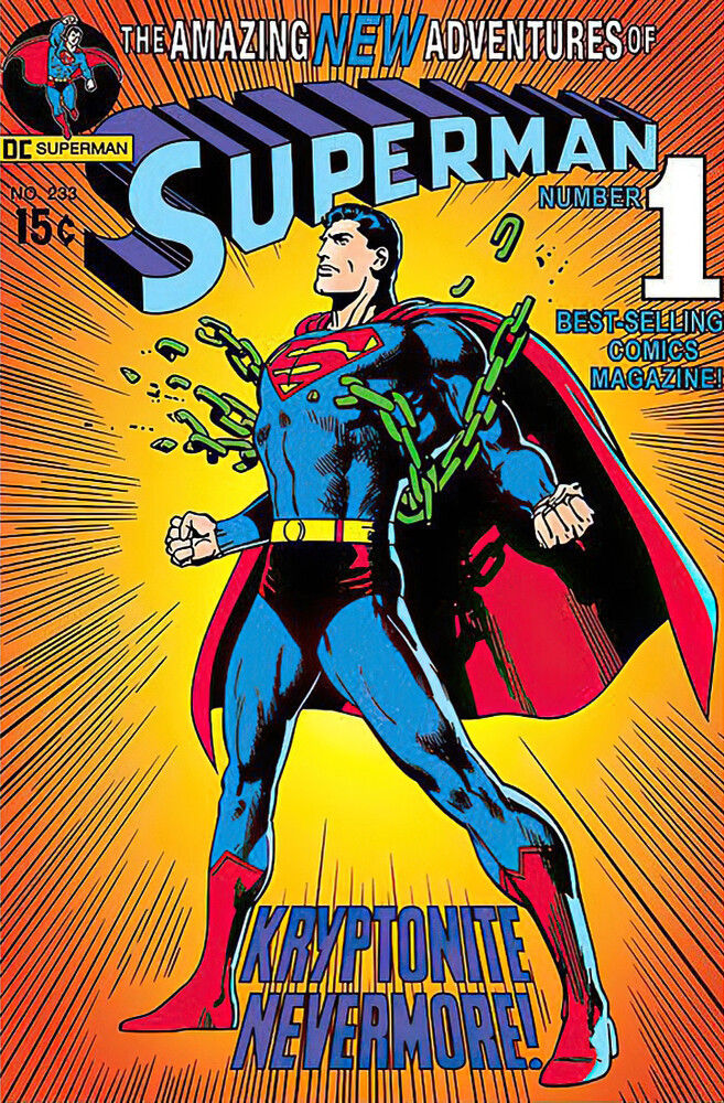 Superman – DC Comics Poster (Kryptonite Nevermore! Comic Cover) (Size 24″ X 36″)