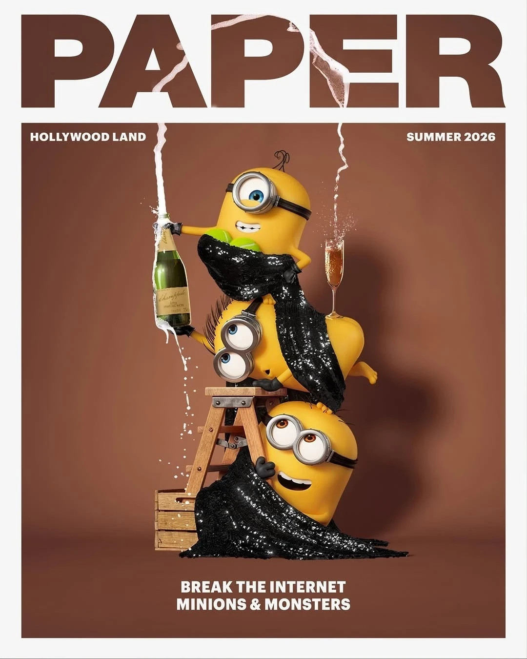 Paper Magazine Minions Monsters Summer 2026 Poster