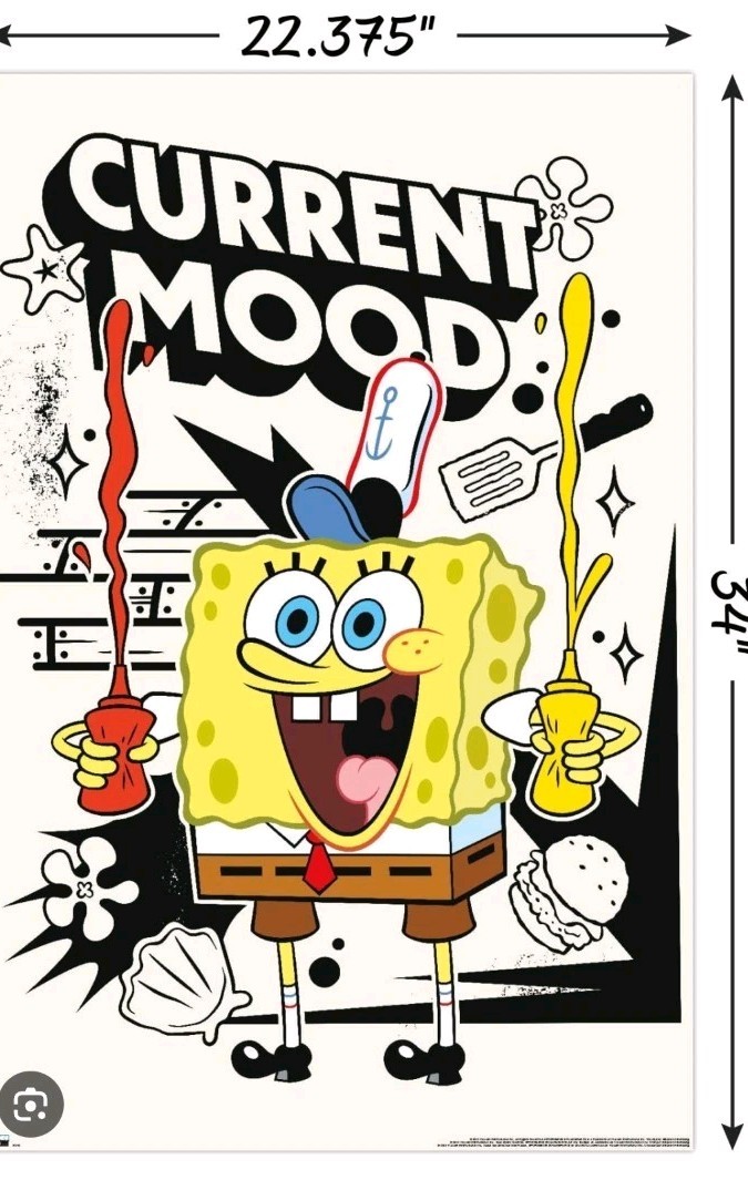 All posters 22″ X 34″ SpongeBob Poster