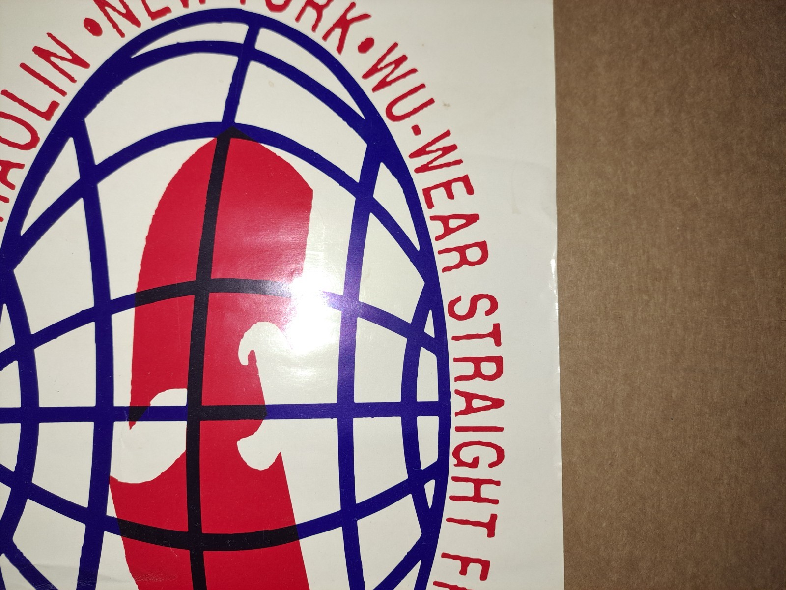 Vintage Wu-Tang Clan Wu Wear Poster Collectible 24″x18 New York