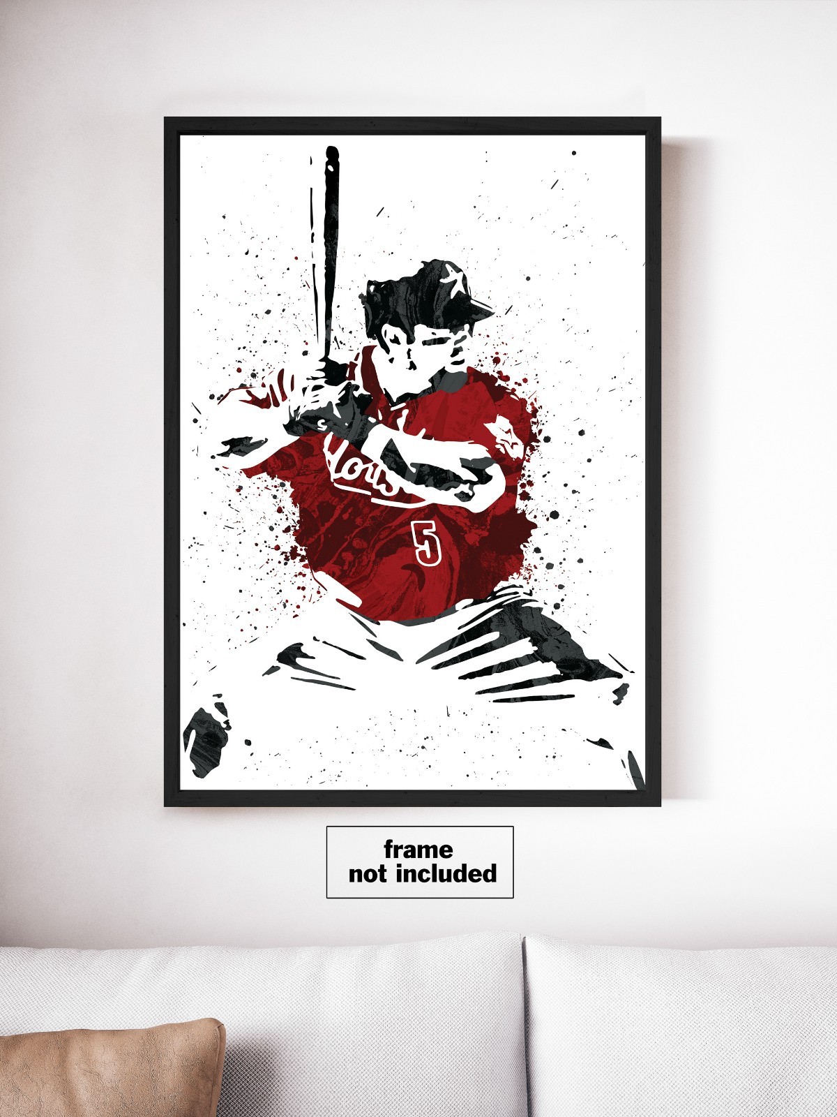 Jeff Bagwell Houston Astros Wall Art Baseball Poster Man Cave Decor Gift