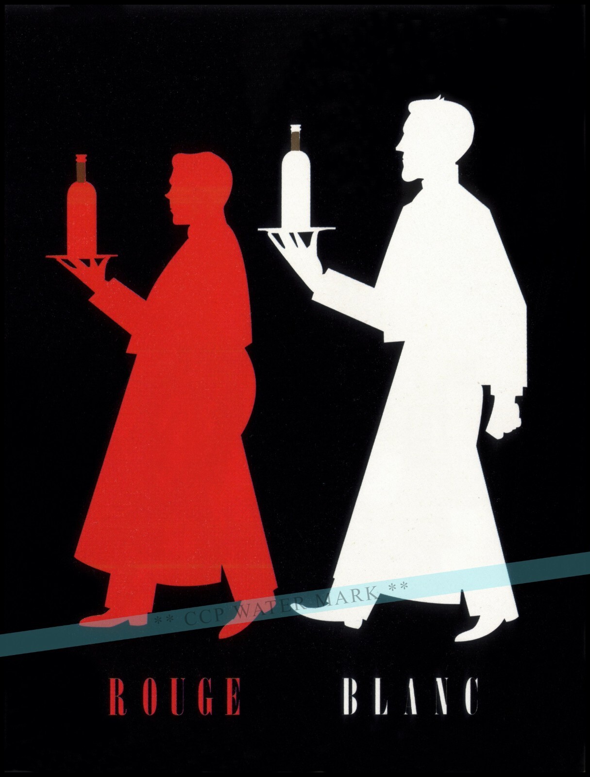 French Aperitif St Raphael 1930 Quinquina Rouge Blanc Vintage Poster Print Art