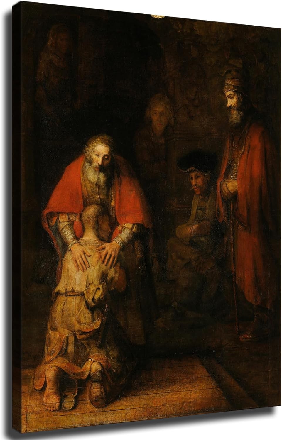 Rembrandt Van Rijn Prints – The Return of The Prodigal Son Canvas Art Poster