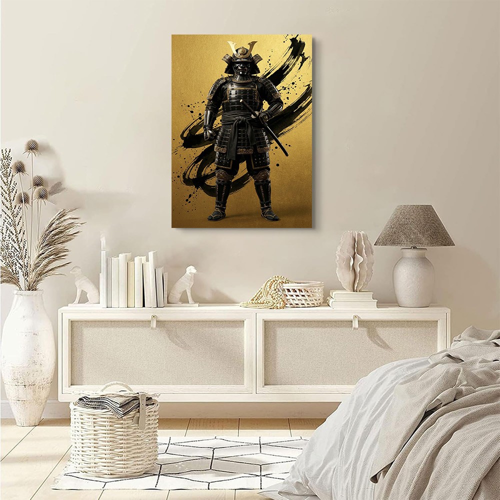 Exquisite Samurai Warrior Wall Art Poster Japanese Inspired Decor
